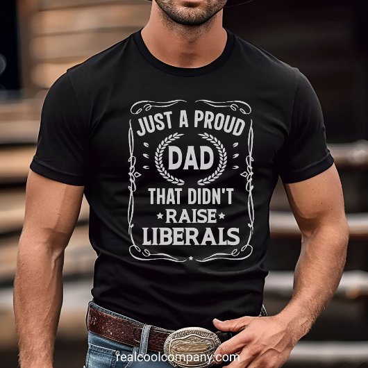 面白い保守派Tシャツ 愛国的な父の日ギフト Tシャツ