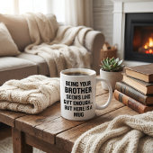 面白い兄ギフト 十分なコーヒーマグ 兄弟ギフト コーヒーマグカップ