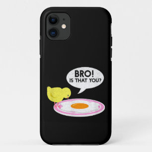 面白い兄貴ですか ニワトリささやき人 楽しい農場 iPhone 11 ケース
