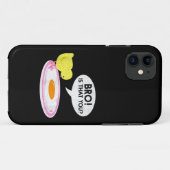 面白い兄貴ですか ニワトリささやき人 楽しい農場 Case-Mate iPhoneケース (裏面(横))