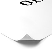 面白い先延ばし派の格言 ポスター (角)