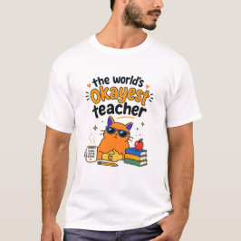 面白い先生への感謝のデザイン Tシャツ