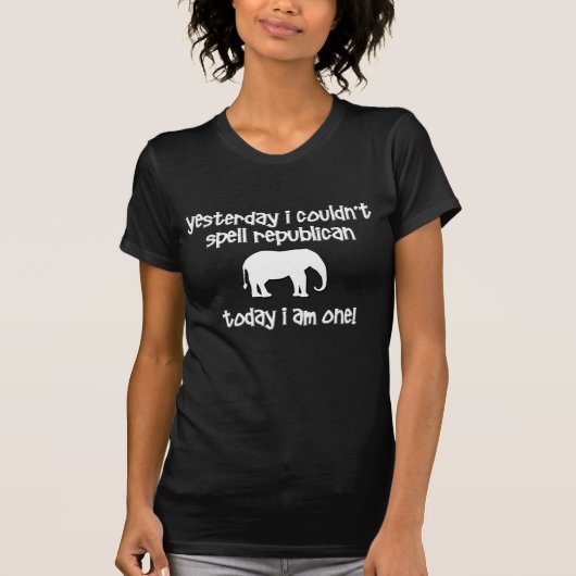 面白い共和党員 Tシャツ (正面)