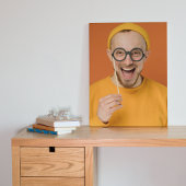 面白い写真セルフィーアップロード ポスター