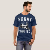 面白い列車 鉄道 機関車 蒸気 モデル _11 Tシャツ (正面フル)