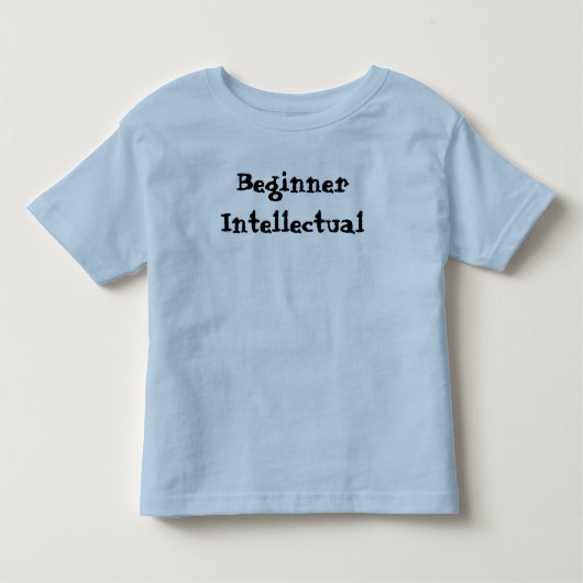 面白い初心者知的 トドラーTシャツ (正面)