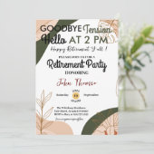 面白い別れの緊張感  こんにちは 引退パーティー 招待状 (スタンド正面)