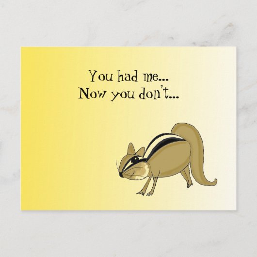 面白い別れ ポストカード (正面)