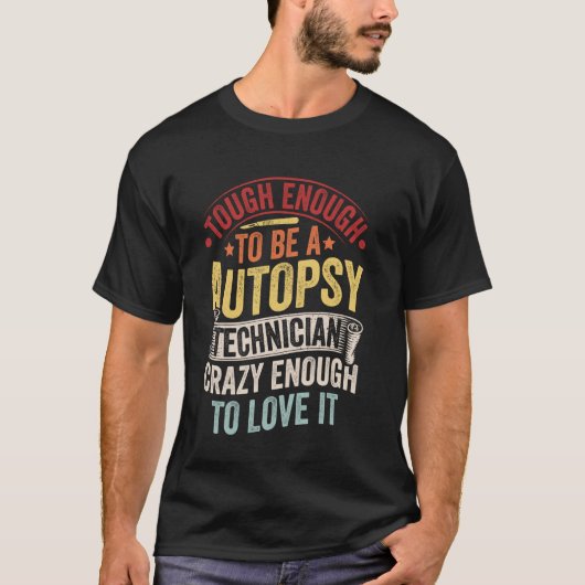 面白い剖検技師の仕事の引用 Tシャツ (正面)