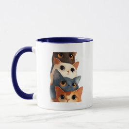 面白い動物のイラストギフト マグカップ
