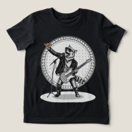 面白い動物のギフト | かっこいい犬のロック・スター トライブレンドＴシャツ