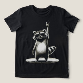 面白い動物のギフト | クールなアライグマのロック・スター トライブレンドＴシャツ