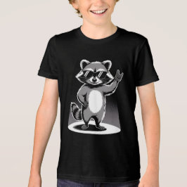 面白い動物のギフト | クールなアライグマ ロックスター トライブレンドＴシャツ