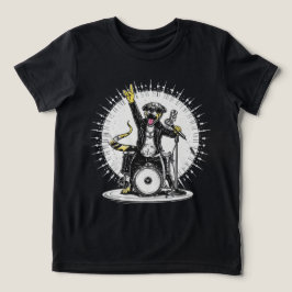 面白い動物のギフト | クールな犬のロックスター トライブレンドＴシャツ