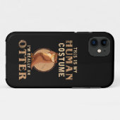 面白い動物のコスチューム動物園の飼育員 Case-Mate iPhoneケース (裏面(横))