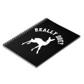 面白い動物のダジャレ Really Doe ノートブック (左側)