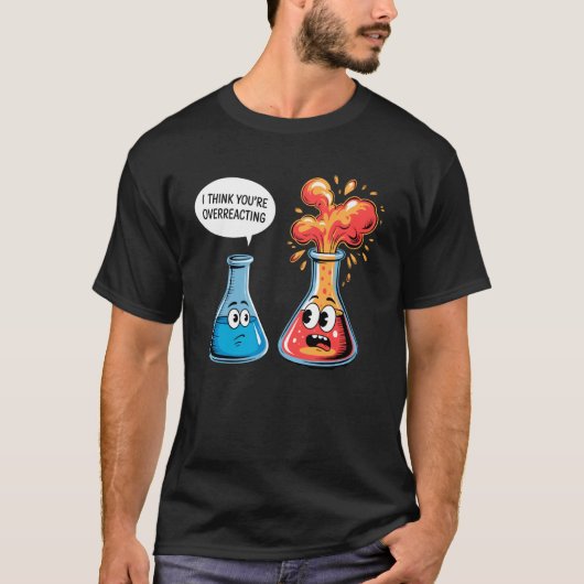 面白い化学の先生だと思います Tシャツ (正面)