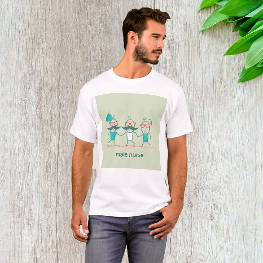 面白い医療従事者 メンズナース Tシャツ