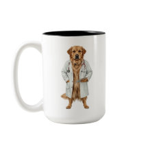 面白い医者の犬のコーヒーマグ | 最高の医療ギフト