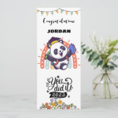 面白い卒業おめでとうカード 招待状 (スタンド正面)