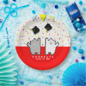 面白い卒業パーティー ペーパープレート (パーティー)