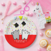 面白い卒業パーティー ペーパープレート (パーティー)