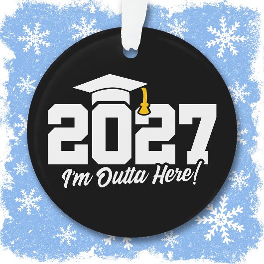 「面白い卒業名言 2027年卒業生」 オーナメント