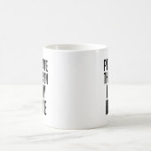 面白い反社会的なギフト コーヒーマグカップ (中央)