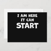 面白い名言 ふざけたユーモア 皮肉 笑い プレゼント ポストカード (正面/裏面)