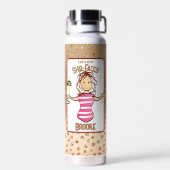 面白い名言 クルーズバケーション 彼女のためのビーチパーティー ウォーターボトル (背面)