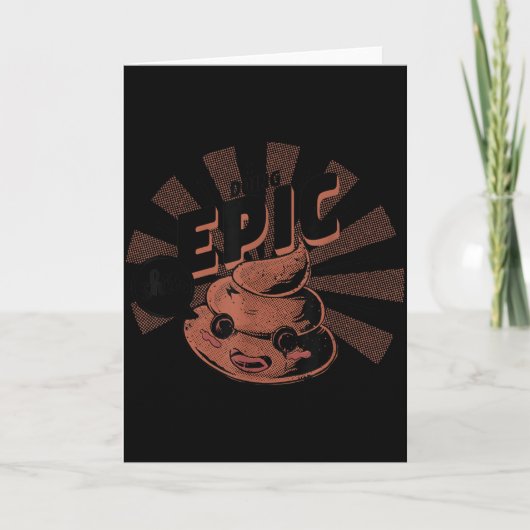 面白い名言 モチベーションを高める inspirational 引用 目標を達成しろ カード (正面)