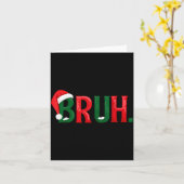 面白い名言Bruhミームお揃いティーンズ男子メンズChr カード (黄色い花)