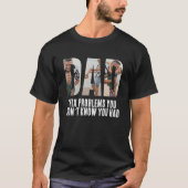 面白い問題解決パパ Tシャツ (正面)