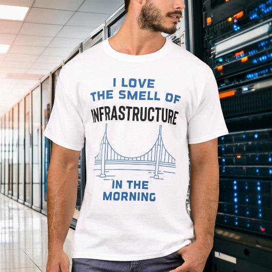 面白い土木工学の橋のエンジニア Tシャツ