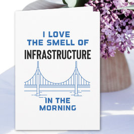 面白い土木工学卒業カード カード