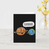 面白い地球の日！惑星救済ドクターハート カード (黄色い花)