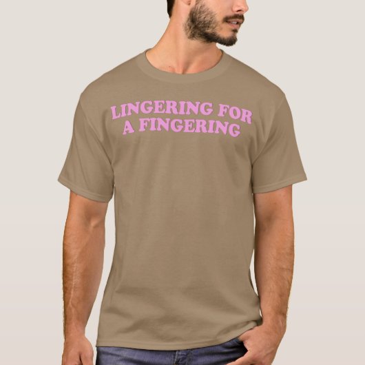 面白い大人向けの指で触るための残像デザイン Tシャツ (正面)