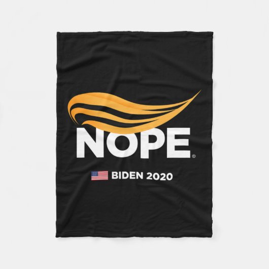面白い大統領ドナルド・トランプ2024 フリースブランケット (正面)