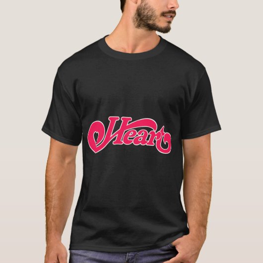 面白い女の子のハートバンドのギフト Tシャツ (正面)