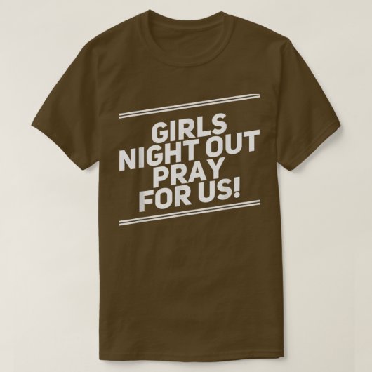 面白い女の子の夜の独身パーティー飲み会 Tシャツ (デザイン正面)