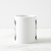 面白い女性の飛び蹴り テコンドー  コーヒーマグカップ (中央)