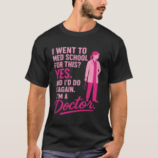 面白い女性医師外科医医者感謝のギフトTシャツ Tシャツ