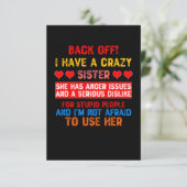 面白い姉の名言 サンキューカード (スタンド正面)