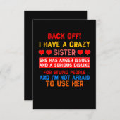 面白い姉の名言 サンキューカード (正面/裏面)