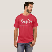 面白い姉妹定義アパレル素晴らしいギフト リトロ Tシャツ (正面フル)
