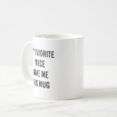 面白い姪がくれた コーヒーマグカップ (正面左)