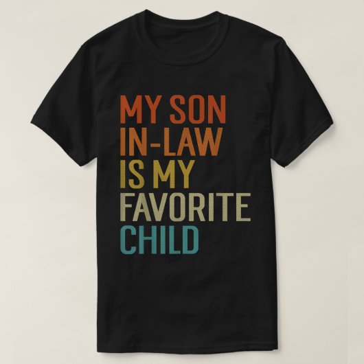 面白い娘婿お気に入りの子供Tシャツ Tシャツ (デザイン正面)