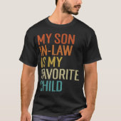 面白い娘婿お気に入りの子供Tシャツ Tシャツ (正面)