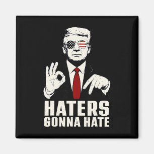 面白い嫌がらせをする人は嫌い 6 7 大統領 67 トランプ シックス マグネット
