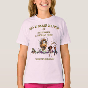 面白い子供バイソンアメリカバイソン1Tシャツ Tシャツ